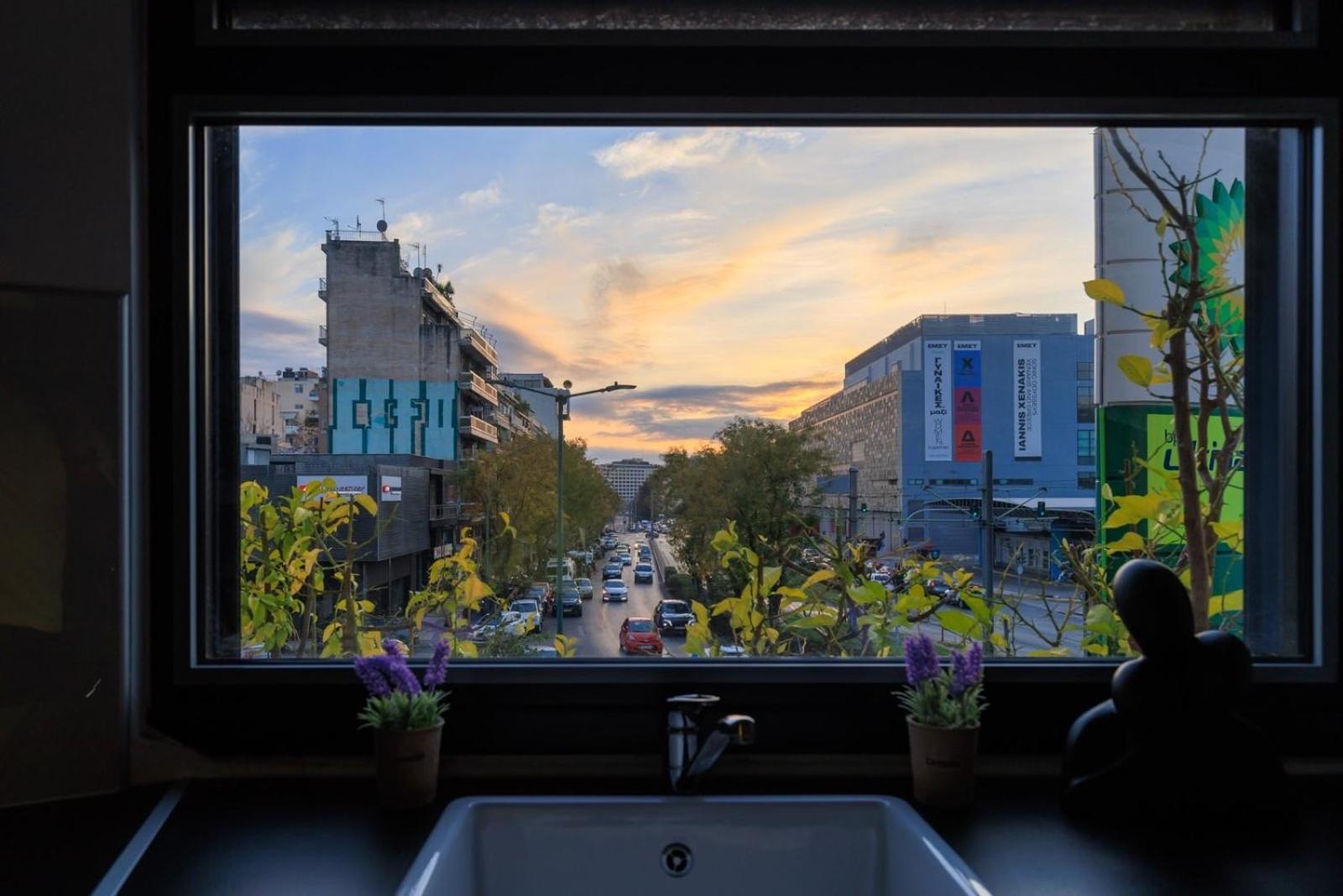 אתונה Aiolos Luxury Metro Acropolis Suite 7 Near Museum Of Modern Art מראה חיצוני תמונה